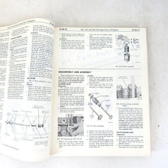 Ford 1976 Truck Shop Manual Vol 2/ Engine September 1975 FPS 365-127-76B - Picture 5 of 8